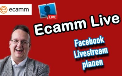 Ecamm Live: Wie plane ich ein Facebook Live Stream?
