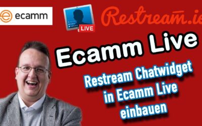 Ecamm Live: Restream.io Chatwidget in Ecamm Live einbauen [Anleitung Deutsch]