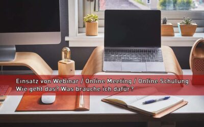 Webinar: Wie kann ich eine Online Schulung / Online Meeting / Webinar veranstalten?