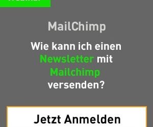 Webinar: Der Start ins E-Mail Marketing mit Mailchimp